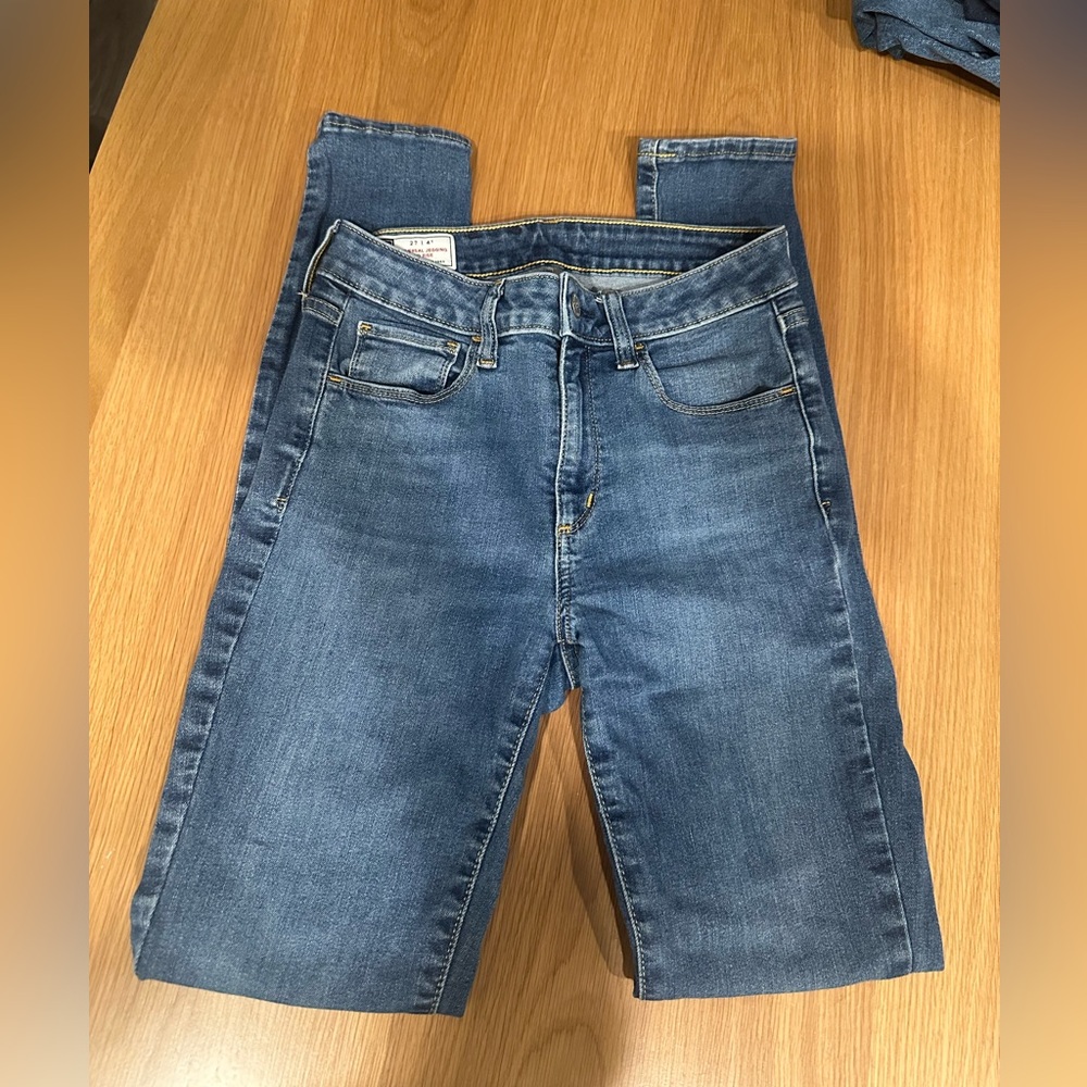 GAP skinny Blue Denim Jeans/high rise